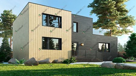 Двухэтажный дом «Фуджи» 116 м2