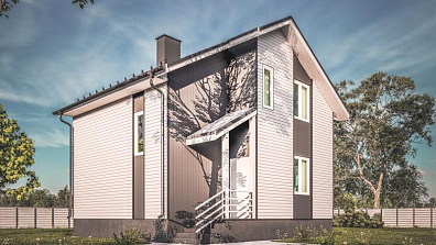 Двухэтажный дом «Квинтоль+» 93.5 м2