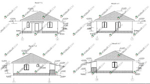 Одноэтажный дом «Аэтель» 78 м2