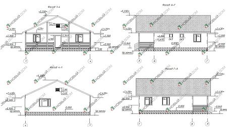 Одноэтажный дом «Гарден» 83 м2 с террасой