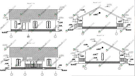 Одноэтажный дом «Бэст» 116 м2 с террасой