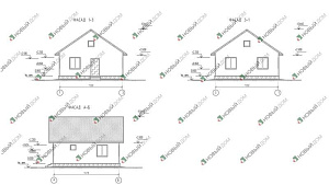 Одноэтажный дом «Монро» 52 м2