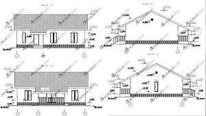 Одноэтажный дом «Бэст» 116 м2 с террасой