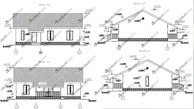 Одноэтажный дом «Бэст» 116 м2 с террасой