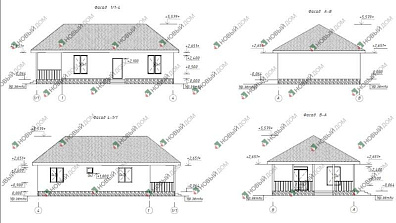Одноэтажный дом «Ландвирт» 83 м2 с террасой