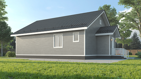 Одноэтажный дом «Дора» 101 м2 с террасой